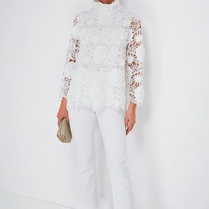 Tuckernuck blanc Guipure Lace Faye top women size L,XL,XXL NWT